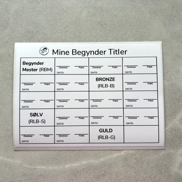 Mine Begynder titler