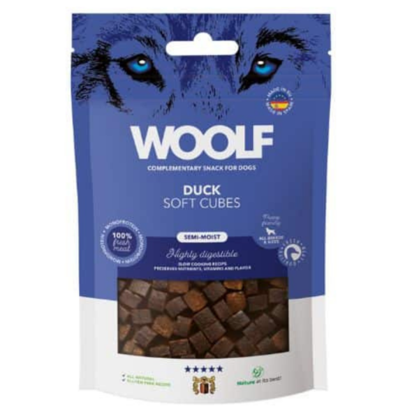 Woolf Soft Cubes Duck 100g