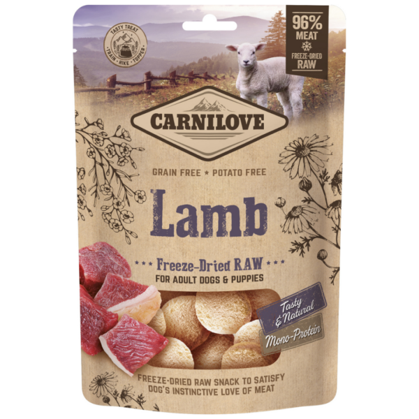 Carnilove Freeze-Dried Raw Snacks Lamb (lam)
