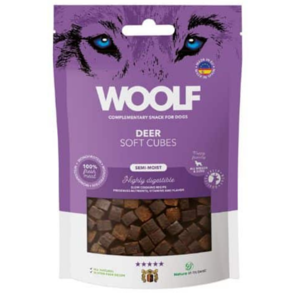 Woolf Soft Cubes Deer, 100g
